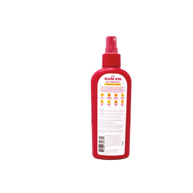 Sun-In Spray-In Hair Lightener, Tropical Breeze - 4.7 fl oz