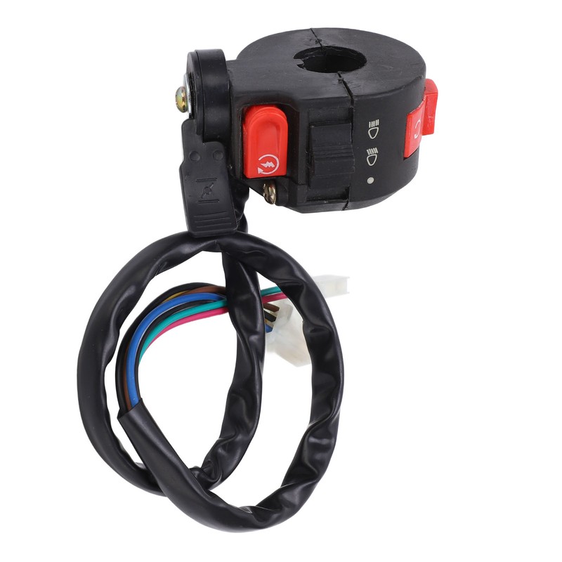 7wires 22mm Left Side Handlebar Kill Start Light Switch Choke
