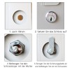 Cabinet Lock,Drawer Lock,Generic Drawer Lock Locker Locks，Standard Size cam Lock