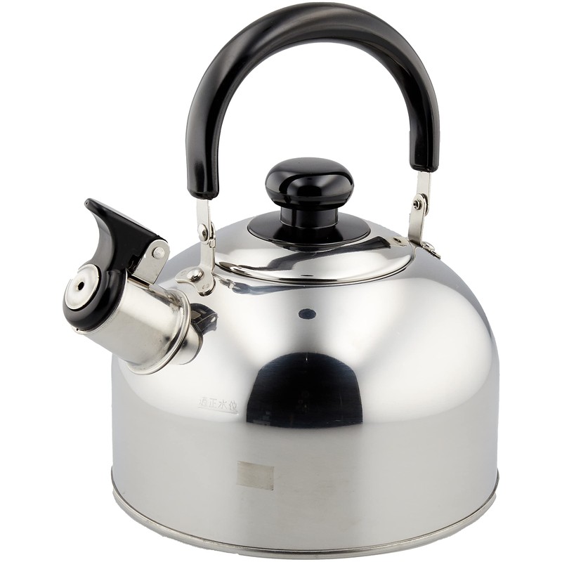 Tamahashi CH-22K Cheryl Stainless Steel Whistling Kettle, Induction Compatible, 0.7