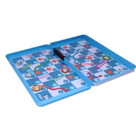 The Purple Cow Magnetic Travel Snakes & Ladders