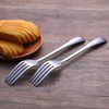 Qinglele Fork,6 Pcs 304 Stainless Steel Dinner Forks, 8.1inches (Slive,