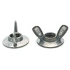 Flanged Wing Nuts Washer Base Wing Nuts Die Cast Zamak