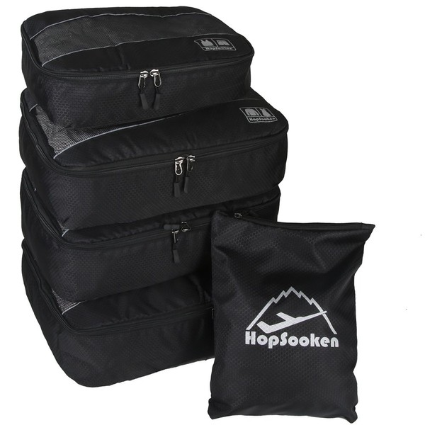 5pc Packing Cubes Set Large Travel Luggage Organizer 4 Cubes