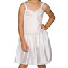 I.C. Collections Little Girls White Adjustable Nylon Slip, 6x