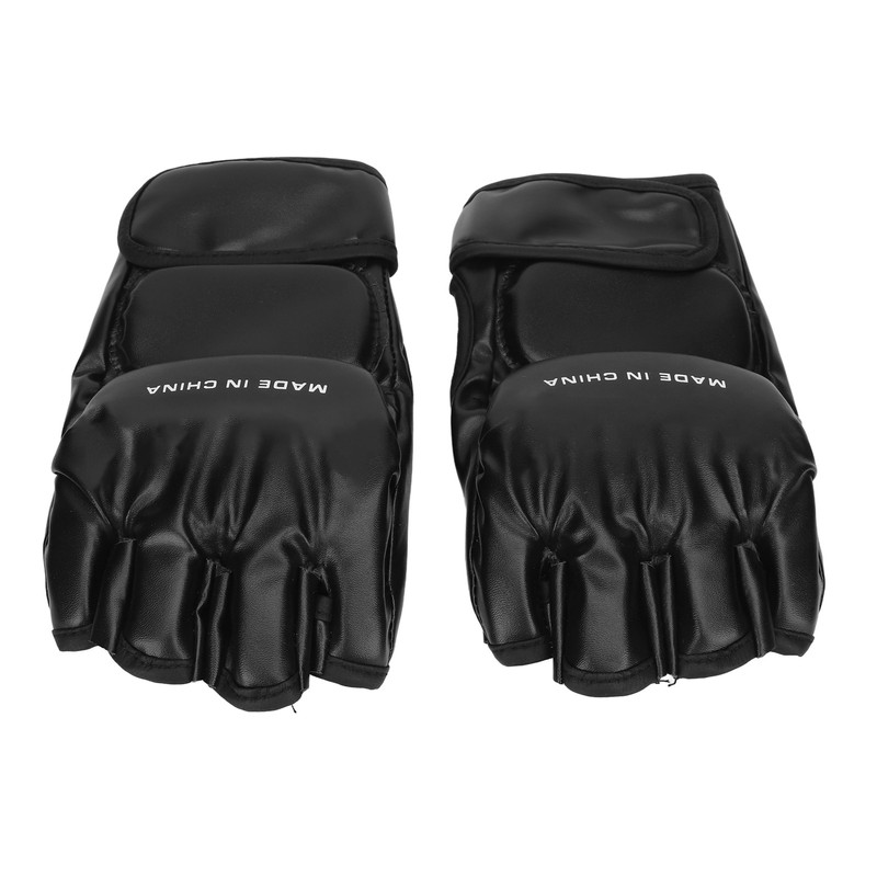 Hand Taekwondo Gear Glove Half Finger Safe Adjustable Wrist Band