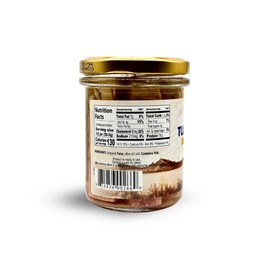 Ican Tuna Fillets in Olive Oil – Wild Caught – Glass Jar – 6.35 oz (180g) – High Protein, Ready to Eat – Gourmet Skipjack Tuna