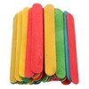 CORHAD Jumbo Ice Pop Sticks 50pcs Thick Craft Sticks Multi-