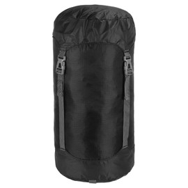PATIKIL Compression Stuff Sack, 35L XL Size Waterproof Sleeping Bag Storage Sack Portable Compression Bag for Backpacking Camping, Black