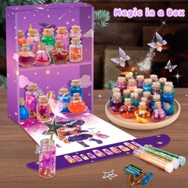Fairy Magic Potions Kit for Kids, FairyMaker Arts and Crafts Kits for Kids, Creative DIY Fairy Toys & Magic Potions for 6 7 8 9 10 Years Old Girls, Ideal Christmas Birthday Fairy Gifts for Girls