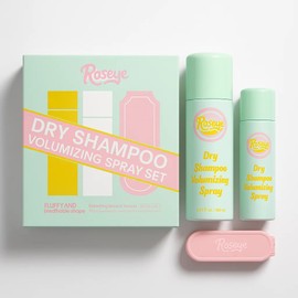 LMDGDS Dry Shampoo Set for Women On-The-Go - 3-in1 Emergency Hair Kit Fits in Purse | 2 Sizes + Comb for Gym Sweat, Office Meetings & Date Night for Clean & Refreshed Hair - All Hair Types