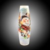 Stony Creek Delightful Snowman Lg Vase Glass Christmas Electric, Pc,
