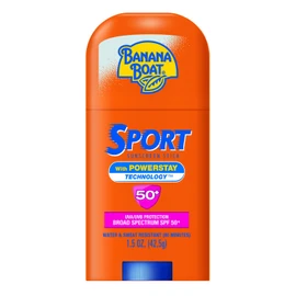 Banana Boat Sport Broad Spectrum Sunscreen Stick with SPF 50, 1.5 Ounce