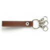 Wachifudo Dayan Cat Dayan Genuine Leather Metal Belt Key, Brown,