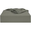 Soroor Bedding & Linen, Microfiber Double Fitted Sheet, Grey Deep