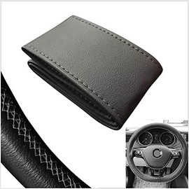 SV513G Steering Wheel Cover Grey for All Steering Wheel Types 37 cm - 39 cm for Lacing