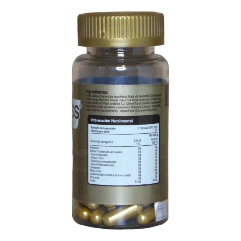 Bypass Capsulas Inhibidor Apetito 100 Natural Sabor Insaboro