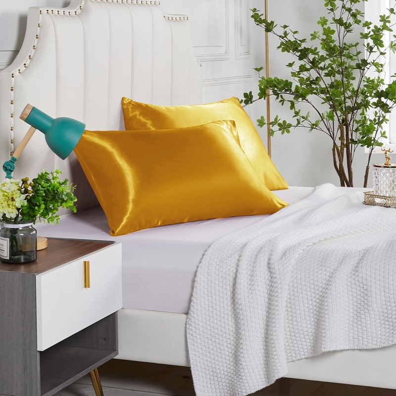 Aspire Homeware Pillow Cases 2 Pack - Super Soft Satin