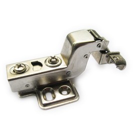 Hnfshop 1.1"/28mm European Style Insert Hydraulic Soft-Close Hinge for Cabinet Kitchen Cupboard Door with Aluminium Frame/Metal Frame (Insert)