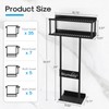 BlumWay Towel Racks for Bathroom, 31IN Bathroom Towel Storage Rack