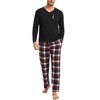 Uniexcosm Mens Pyjamas Set, Pjs for Men Sets Long Sleeve