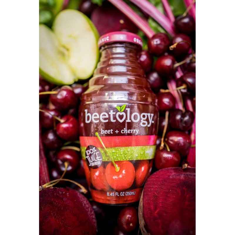 Beetology Organic Beet and Cherry Juice, 8.45oz (6 Pack) |