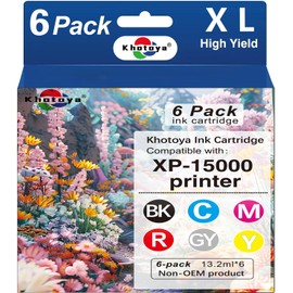 Khotoya xp15000 Ink Cartridge Compatible for 312XL Ink Cartridges 6-Pack