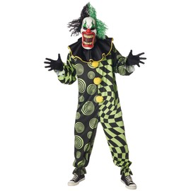 California Costumes, Funhouse Freak, Adult, Black/Green, Large (42-44" chest)