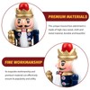 Cabilock Nutcracker Music Box 3 Wooden Nutcracker Soldier Toy Christmas