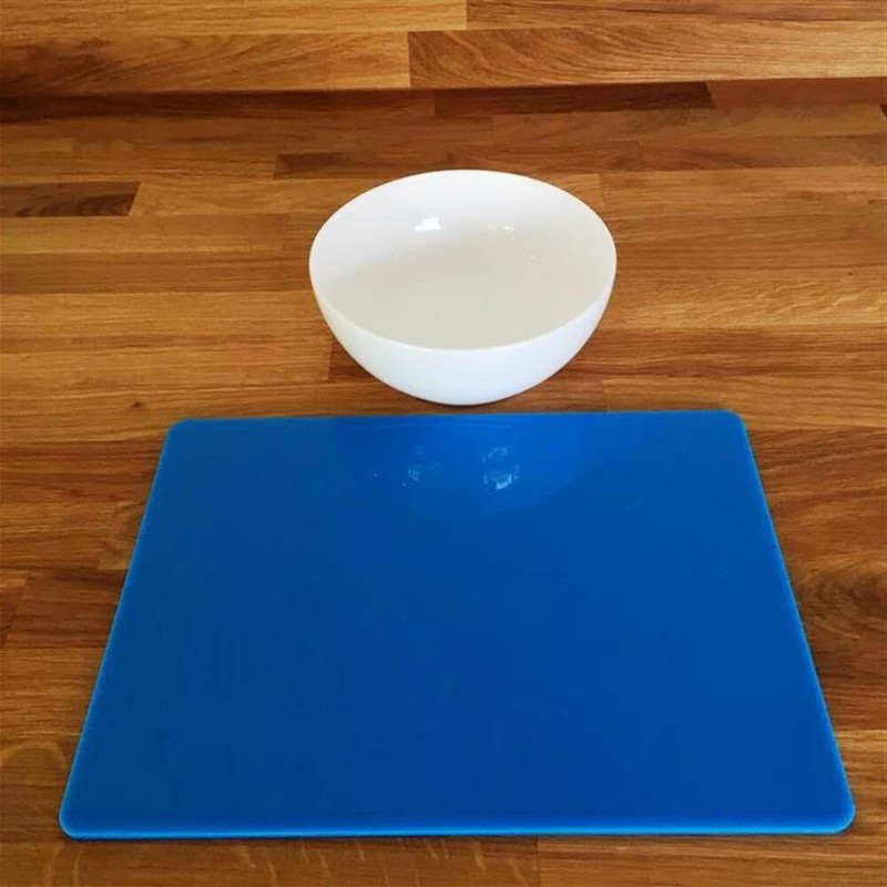 Rectangle Placemat Set - Gloss Pink 4 Placemats Standard 38cm