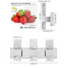 OYLYW Modern LED Bathroom Vanity Light Fixtures Chrome Stainless Steel