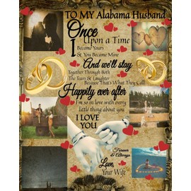 To My Alabama Husband Once Upon A Time I Became Yours & You Became Mine And We'll Stay Together Through Both The Tears & Laughter: 20th Anniversary ... Lined Composition Notebook & Journal To Wri