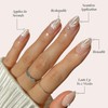 Glamnetic Press On Nails - Honeymoon | Short Almond Nude