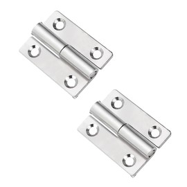 2pcs 2inches 304 Stainless Steel Release Hinge,Lift Off Slip Joint Flag Hinges,Folding Rising Butt Ball Bearing Door Hinges for Cabinets,Doors-Right Handedness