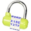 Master Lock 1534EURD Combination Padlock, Blue,green,orange,random,red, 5,9 cm x 6,4