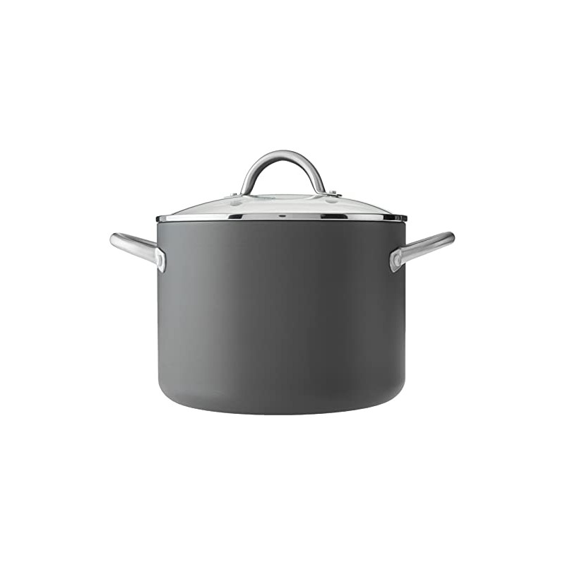 GreenPan Lima Hard Anodized Healthy Ceramic Nonstick 8QT Stock Pot