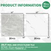 40-Pack Peel and Stick Tile Vinyl Floor Glossy 12x 12