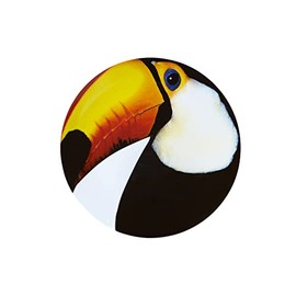 Olhar O Brasil 12.88" Toucan Charger Plate