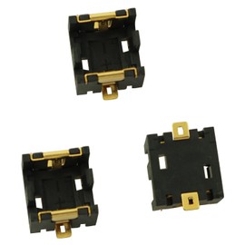 LQ Industrial 3PCS 15x14x12mm Black AG13/LR44 Horizontal Battery Holder Solder Terminal for Circuit Board, Digital Photo Frame