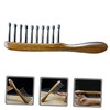 OHPHCALL Sandalwood Wide Tooth Comb for Scalp Massage and Detangling