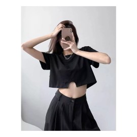 D.S Casual Short Top Camiseta Corta Solid
