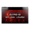 Banshee 12V 10ah LiFePO4 Lithium Battery, 2000+ Deep Cycles, Smart