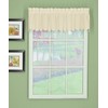 Today's Curtain, Orleans Scallop Curtain, Ecru Valance, 60" W x