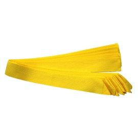 HALE Team Bands, Team Bands, Party Bands, Sashes (Various Colours) Set of 10 for School and Club, for Teenagers and Adults, 70 cm Long, 4 cm Wide, yellow