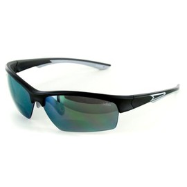 Aloha Eyewear Stone Creek MX2 Bifocal Sunglasses for Men – Wrap-Around Sport Safety Readers with Flash Mirror UV400 Lenses – Ideal for Golf, Driving, Fishing & Outdoor Work (Black +3.00)