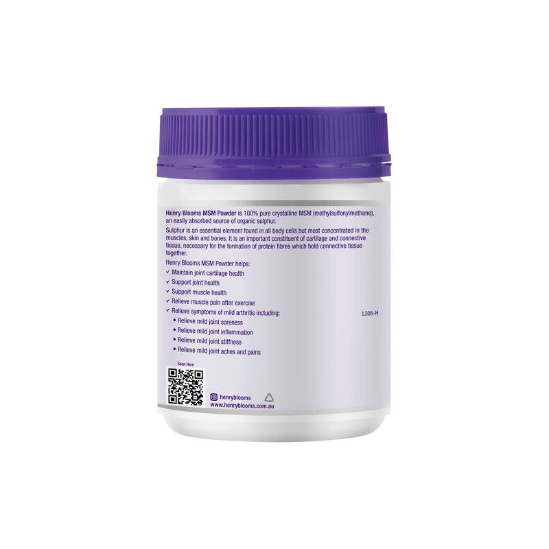 Henry Blooms Msm Powder 300g
