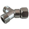 Beer "Y" Fitting Splitter Distributor 3/8" I.D. Bore Stainless Steel