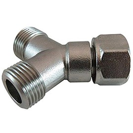 Beer "Y" Fitting Splitter Distributor 3/8" I.D. Bore Stainless Steel