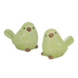 Melrose International Irredescent Ceramic Bird Figurine (Set of 6)