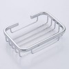 Silver Stainless Steel Soap Dishes Wall Mounted Shower Soap Holder